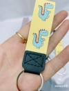 En stock llavero de cuero PU llavero colgante accesorios de equipaje cordón llave de coche regalo de negocios colgante Application Scenario